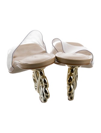 Cult Gaia Leather Slides