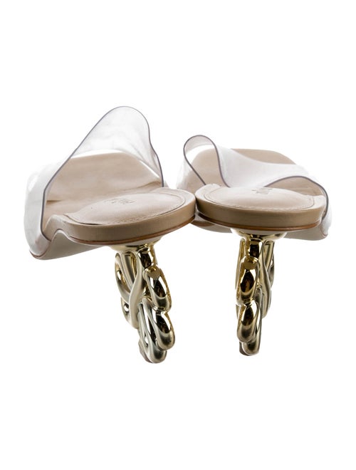 Cult Gaia Leather Slides