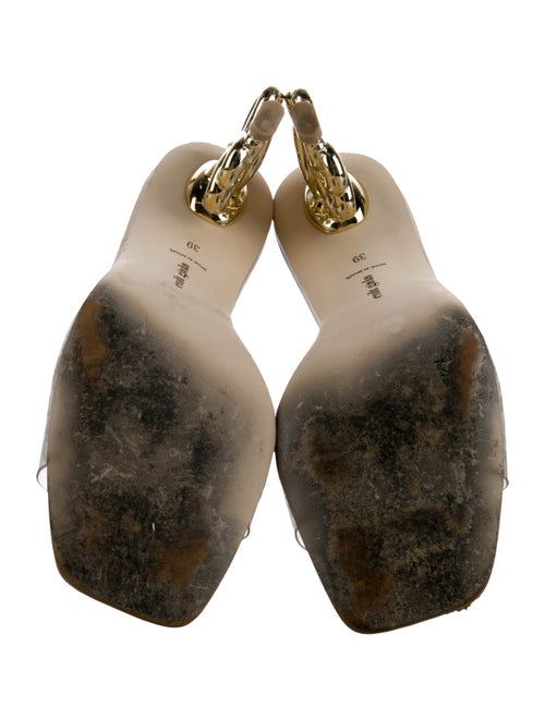 Cult Gaia Leather Slides