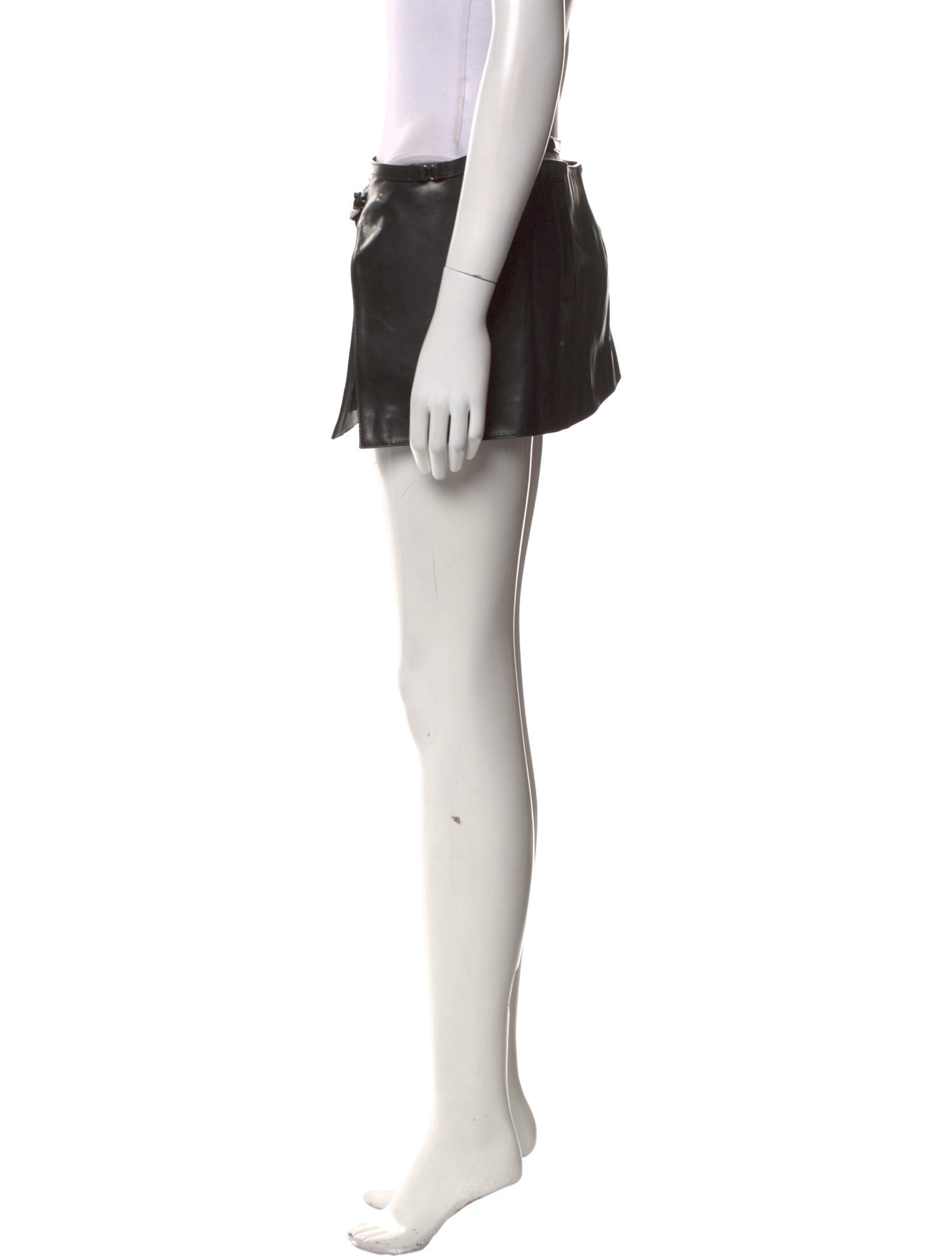 Cult Gaia Lamb Leather Mini Skirt w/ Tags