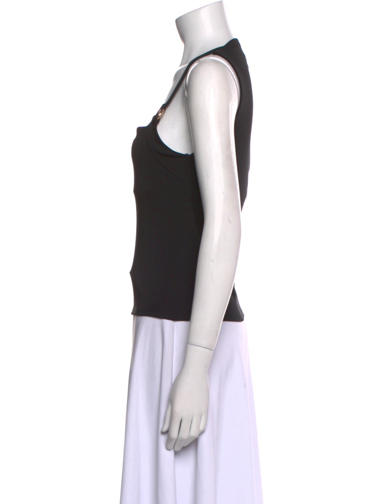 Cult Gaia Square Neckline Sleeveless Top