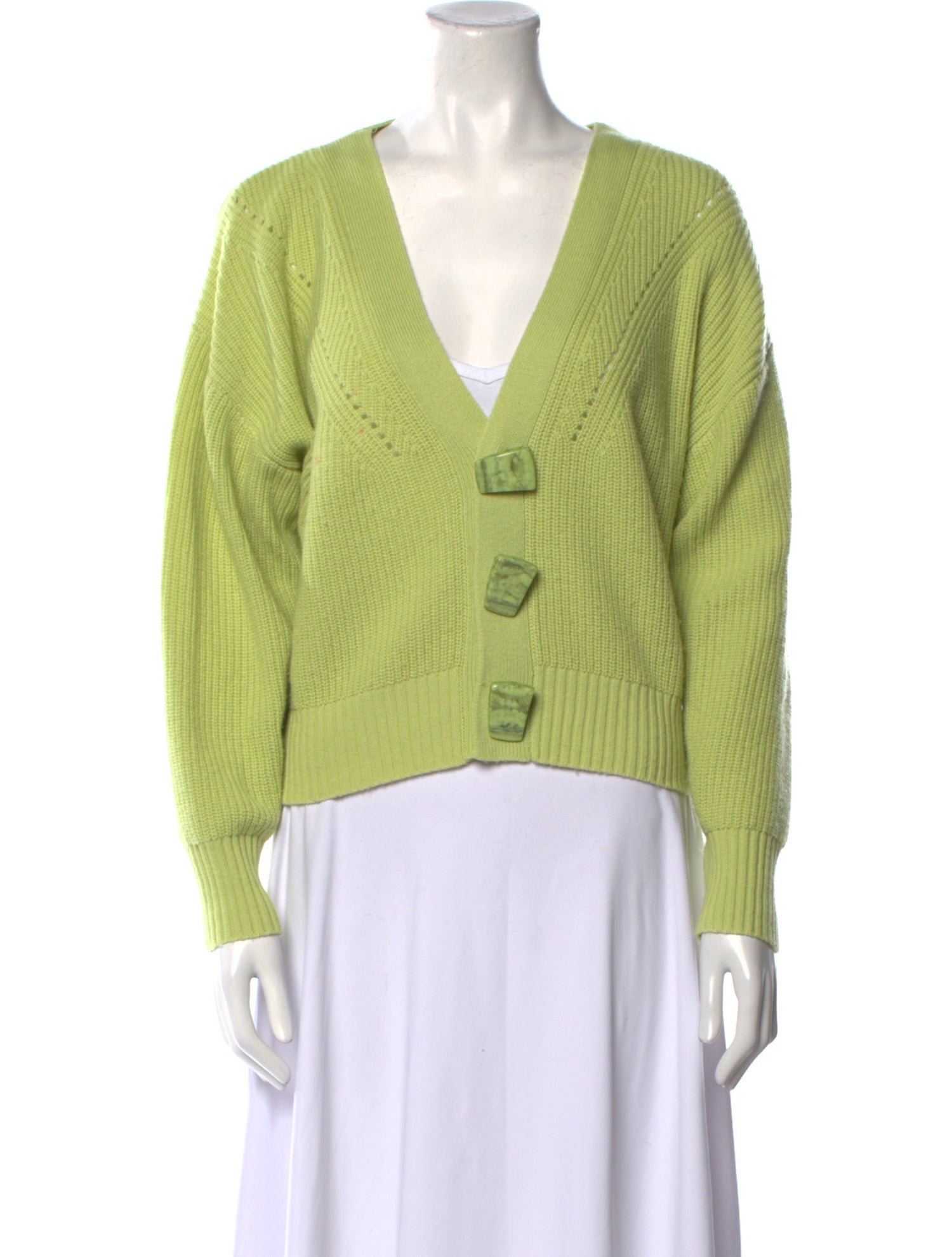 Cult Gaia Merino Wool V-Neck Sweater