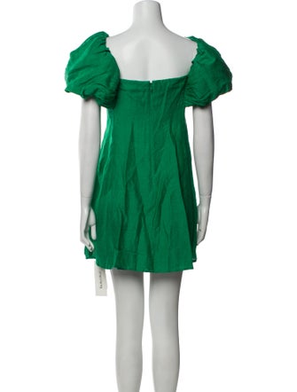 Cult Gaia V-Neck Mini Dress