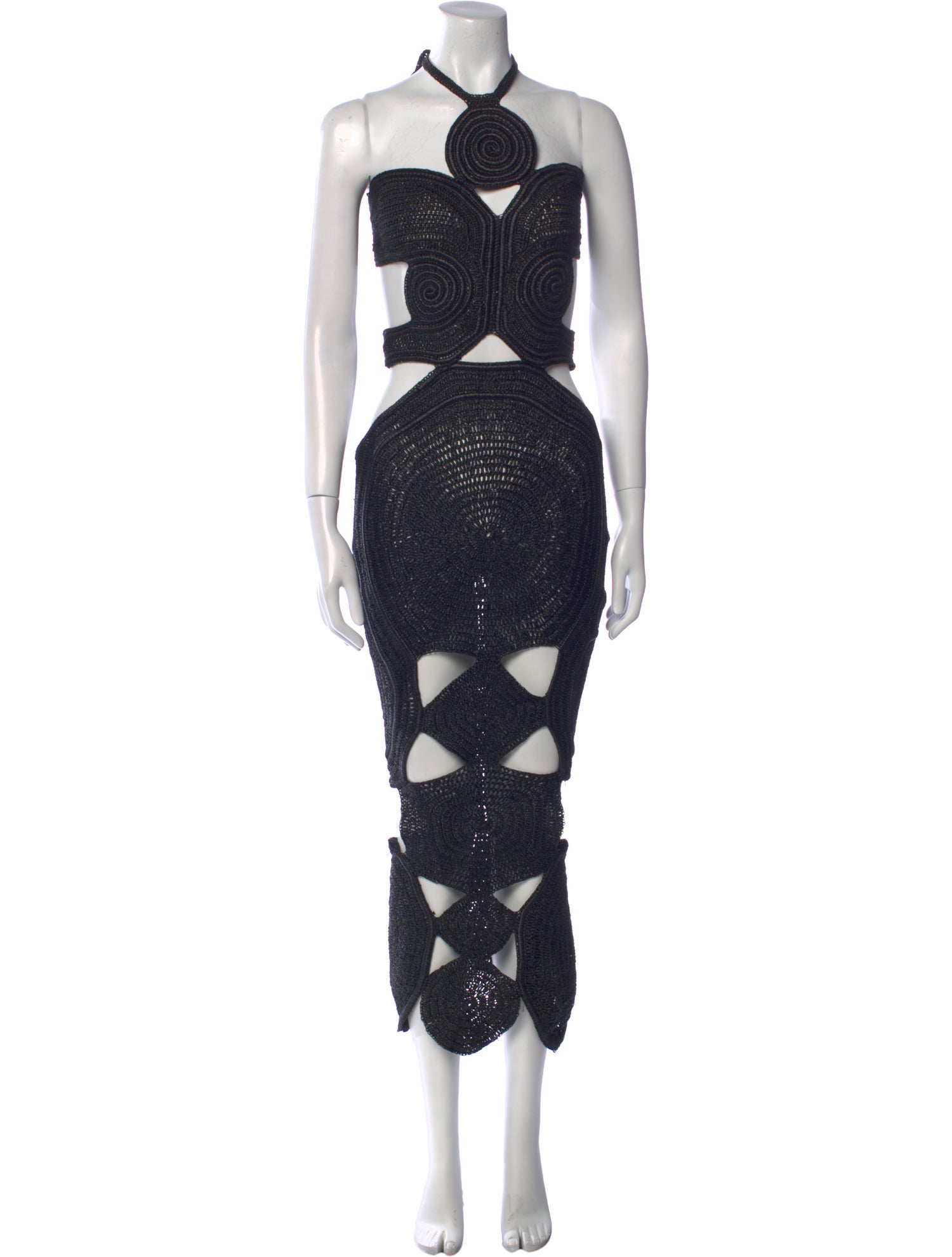 Cult Gaia Printed Long Dress