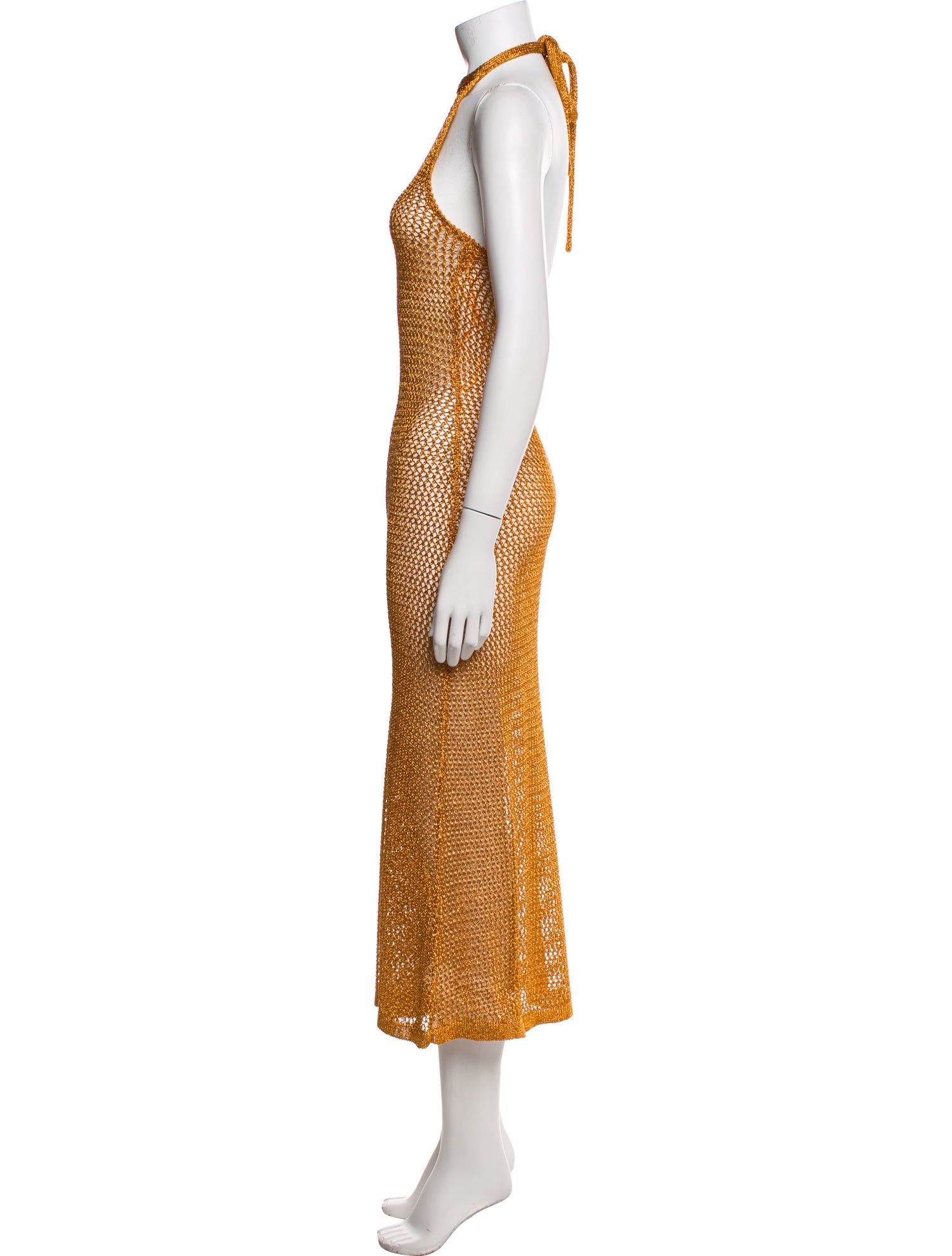 Cult Gaia Mock Neck Long Dress