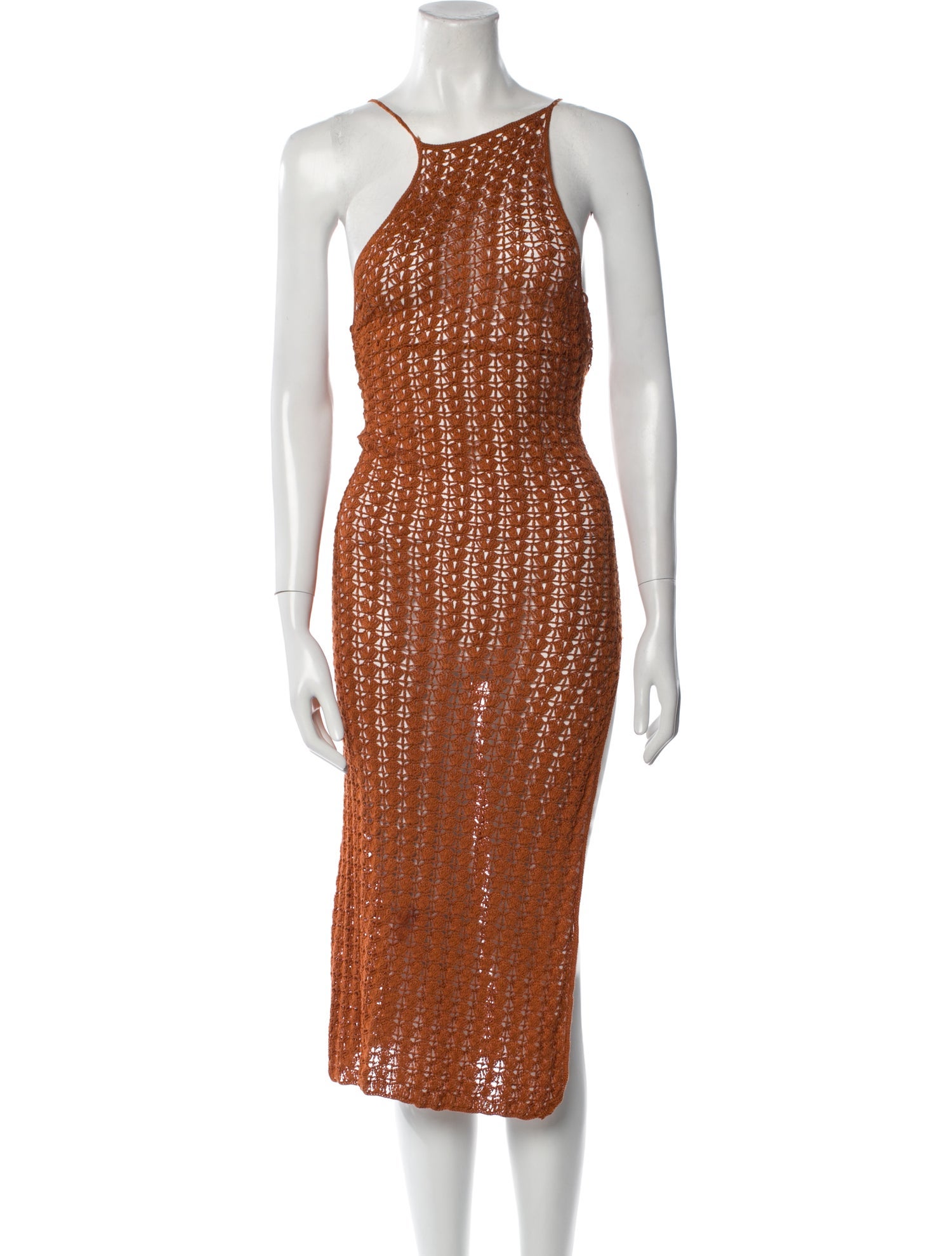 Cult Gaia Nylon Midi Length Dress