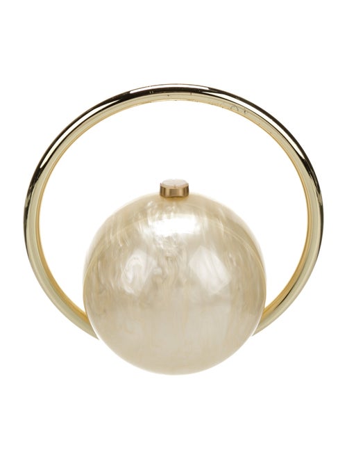 Cult Gaia Acrylic Top Handle Bag