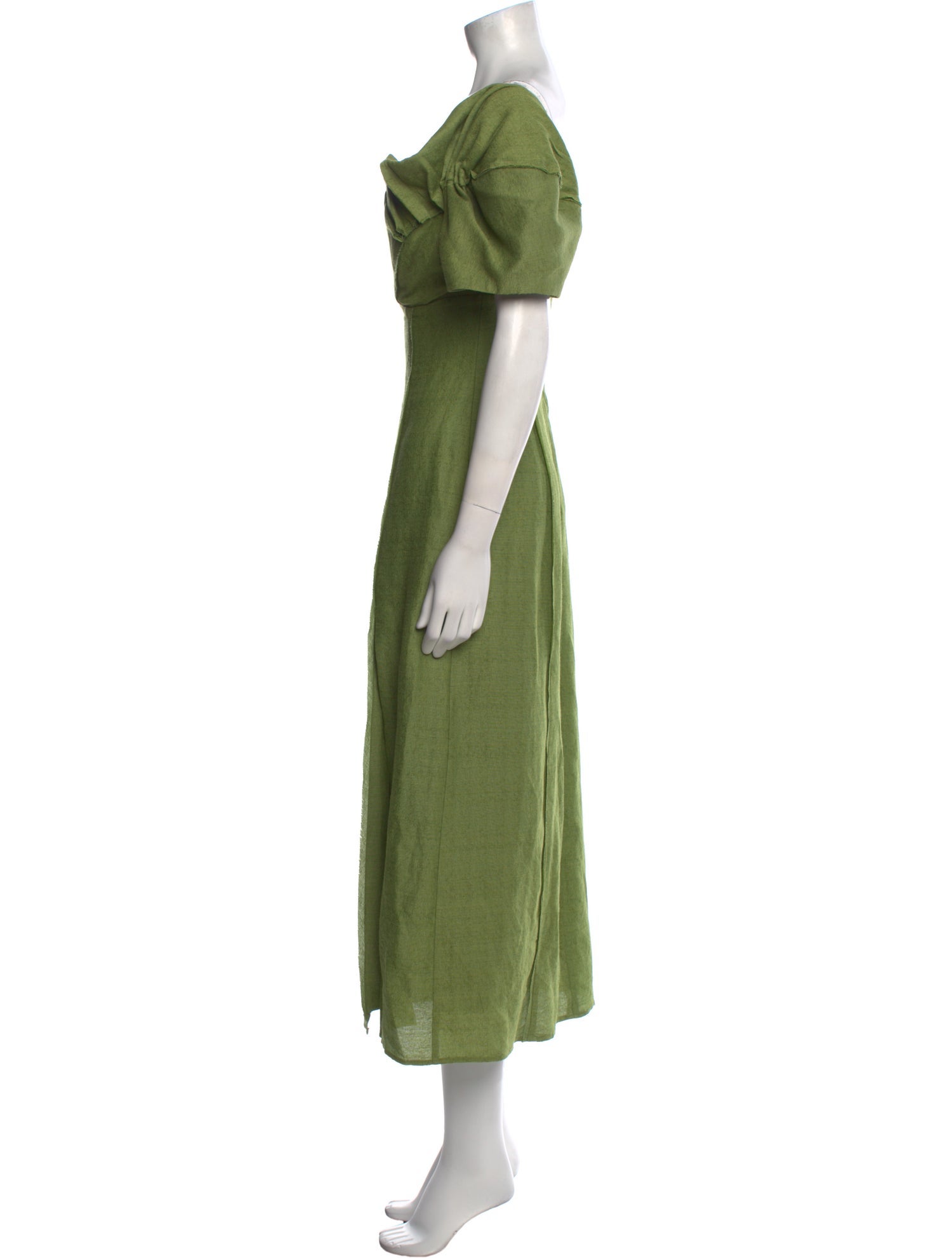 Cult Gaia Square Neckline Midi Length Dress