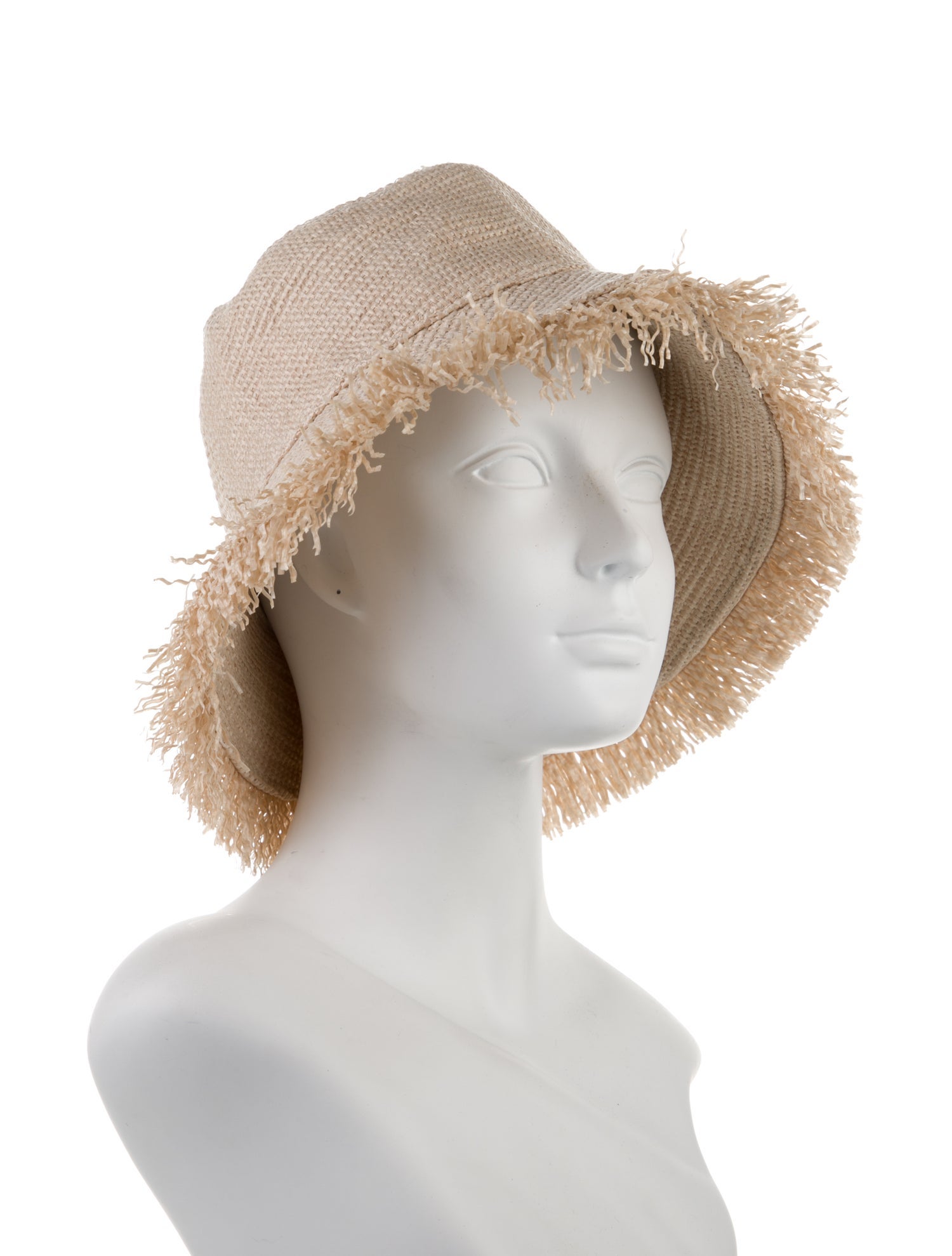 Cult Gaia Raffia Bucket Hat
