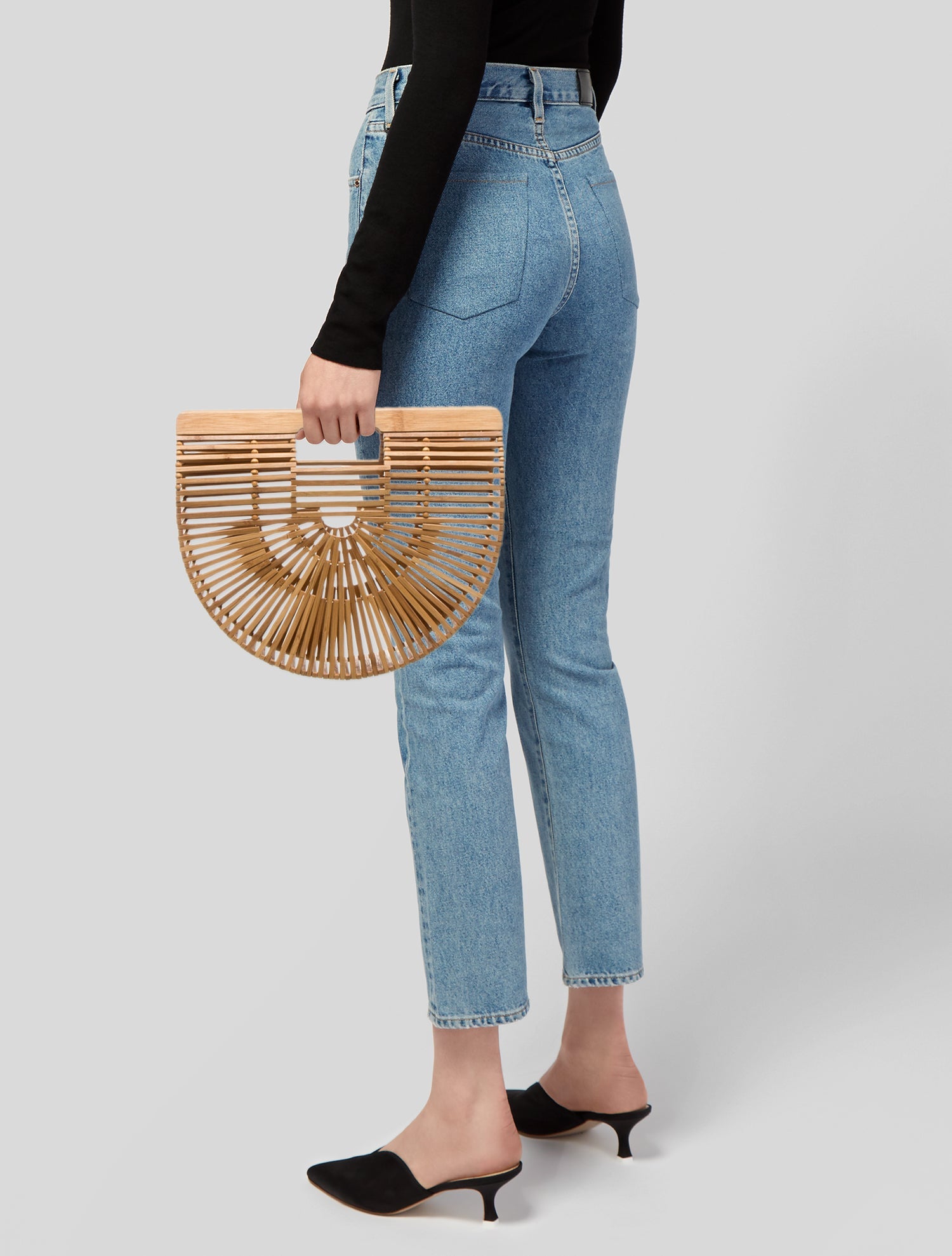 Cult Gaia Bamboo Top Handle Bag