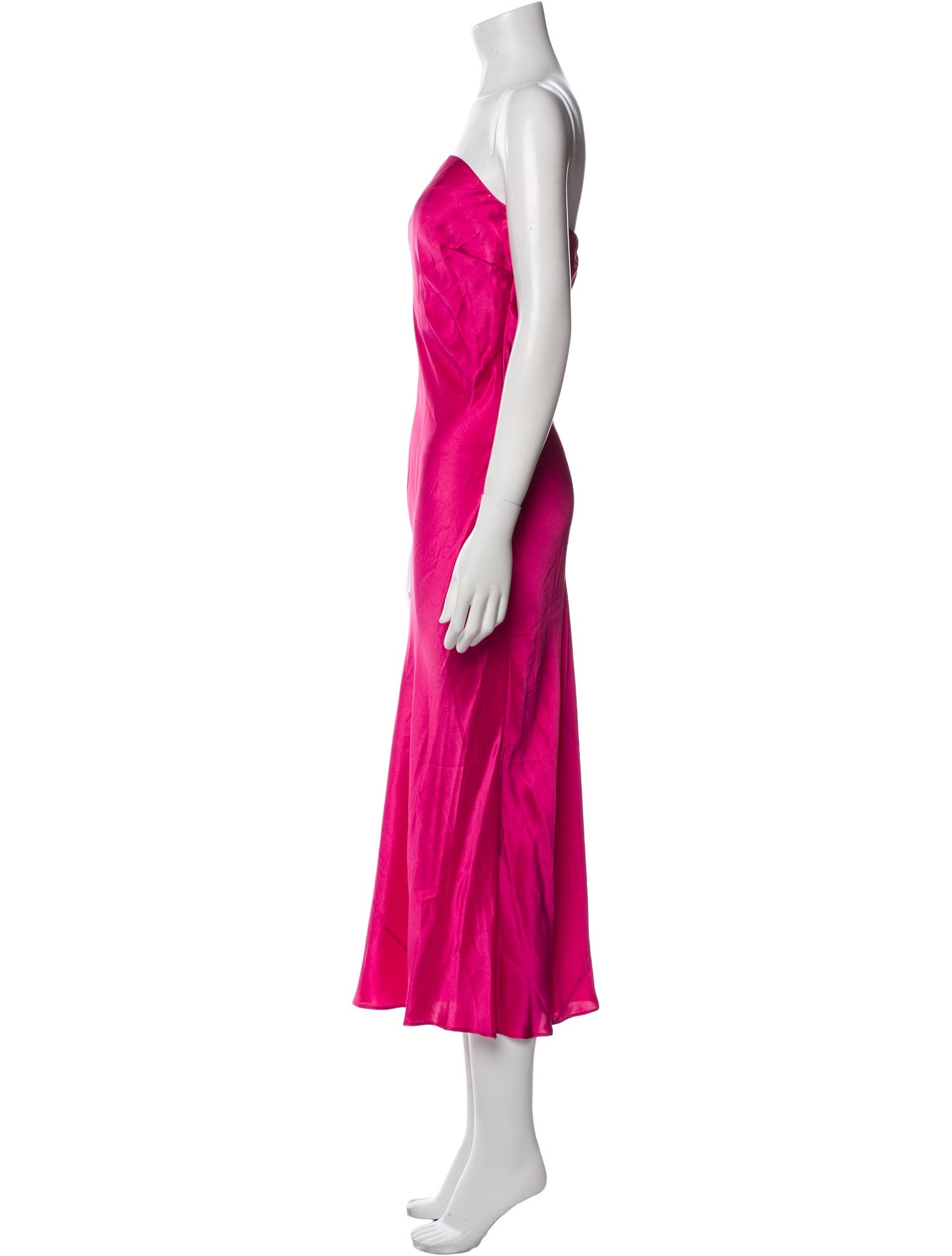 Cult Gaia Strapless Midi Length Dress