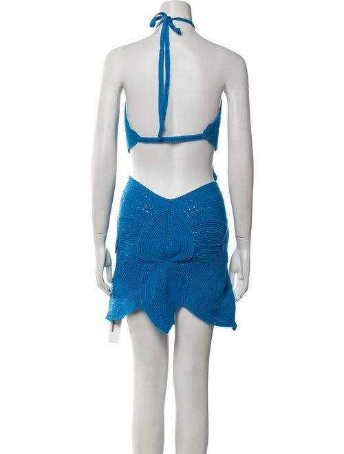 Cult Gaia Polka Dot Print Mini Dress