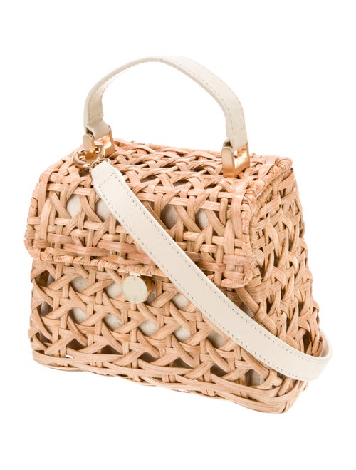 Cult Gaia Rattan Top Handle Bag