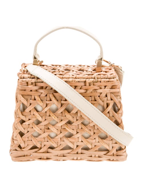 Cult Gaia Rattan Top Handle Bag