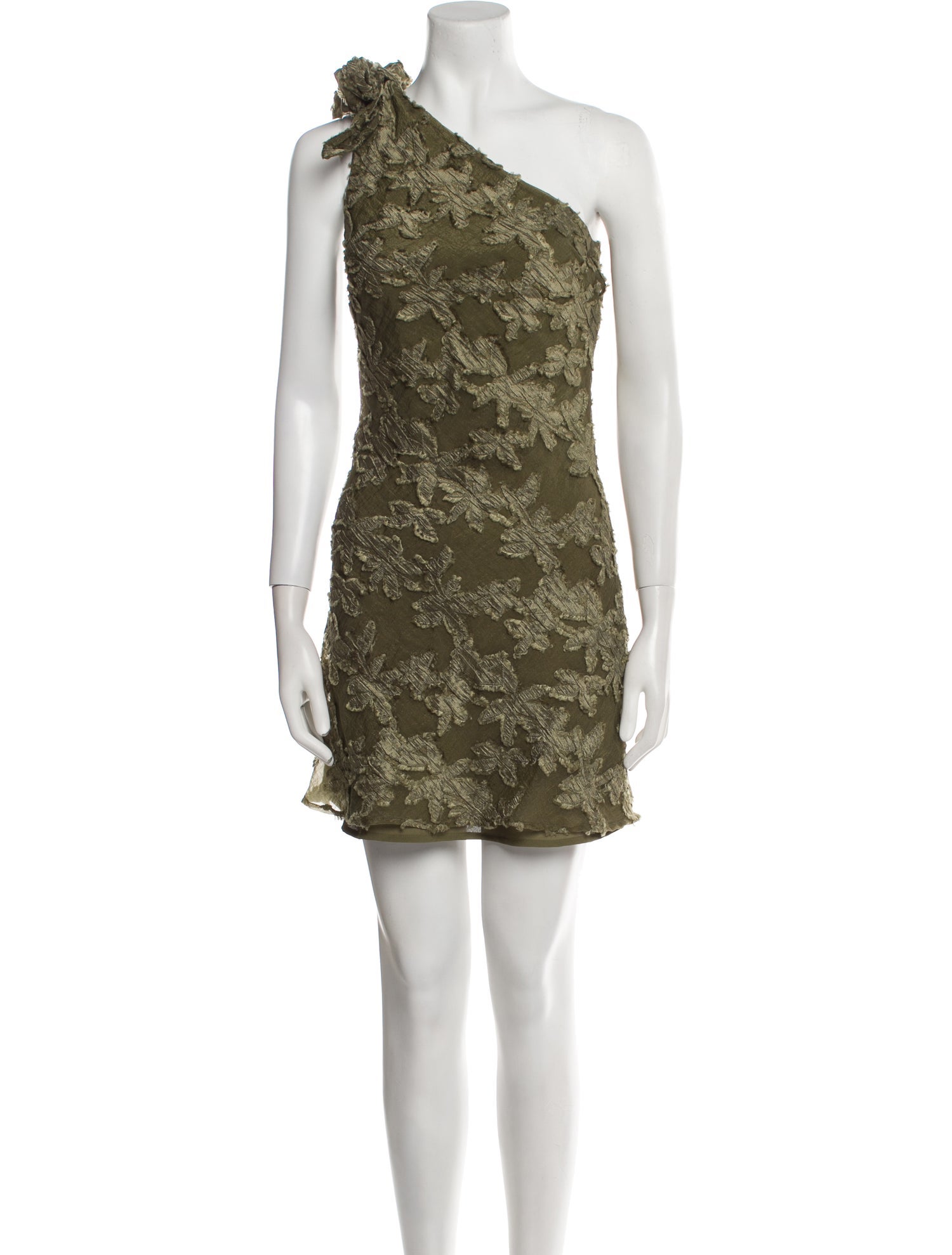 Cult Gaia Printed Mini Dress