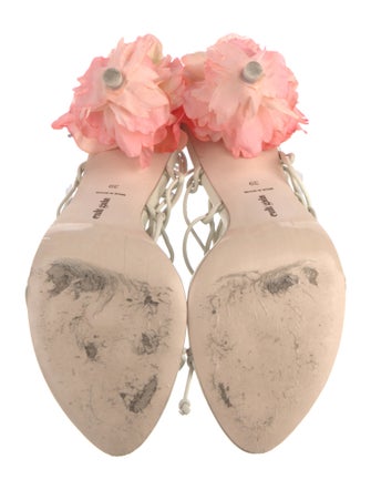 Cult Gaia Leather Gladiator Sandals