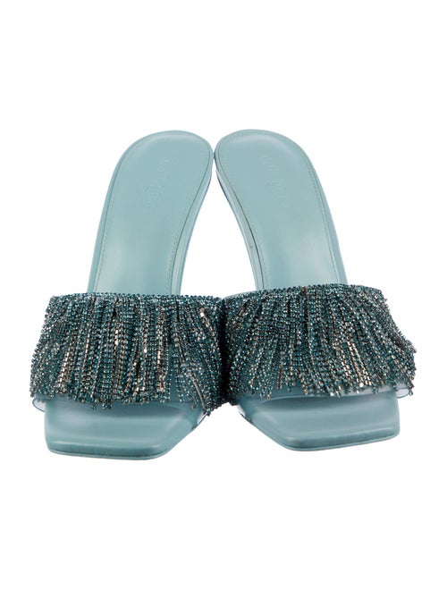 Cult Gaia Crystal Embellishments Slides