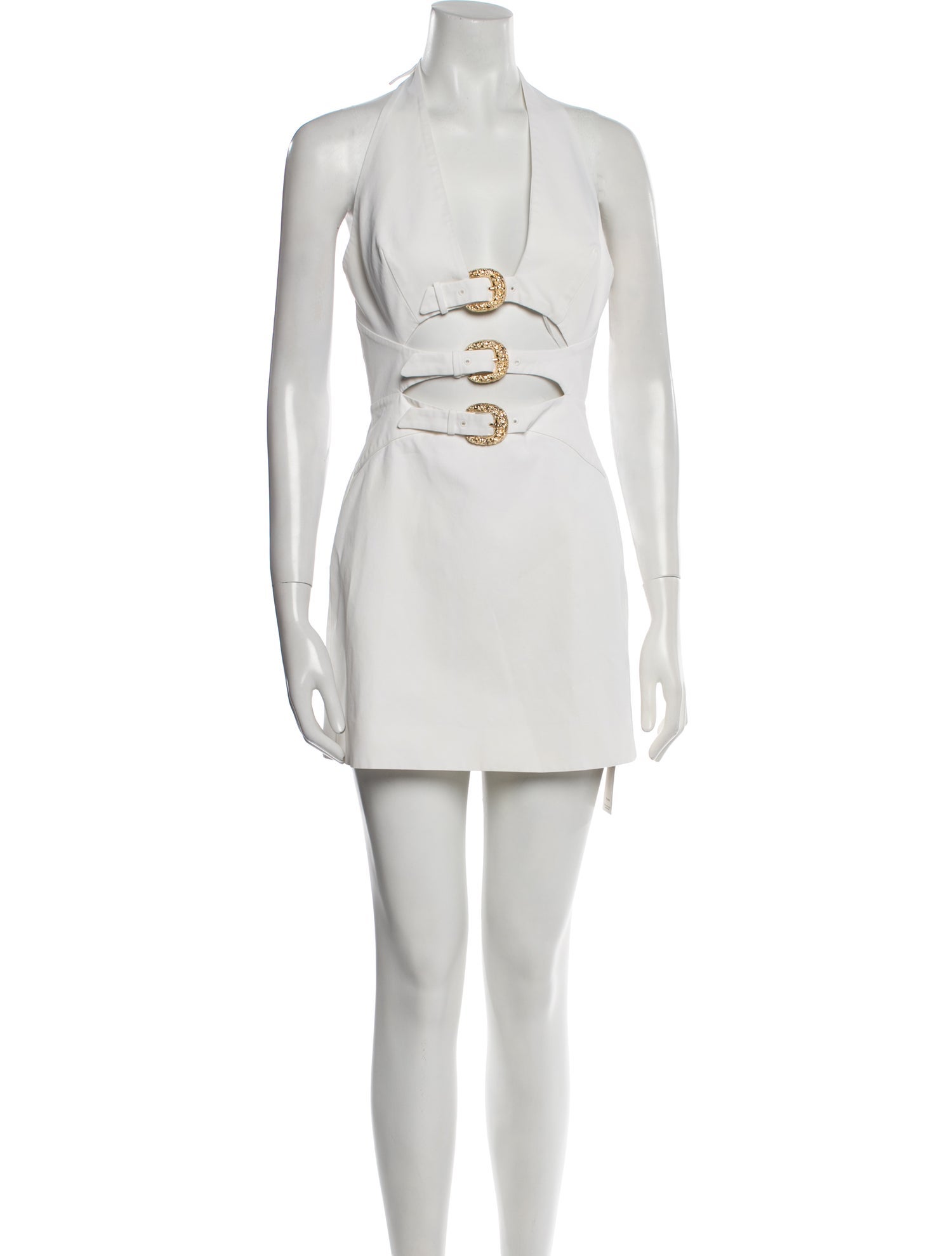 Cult Gaia Halterneck Mini Dress