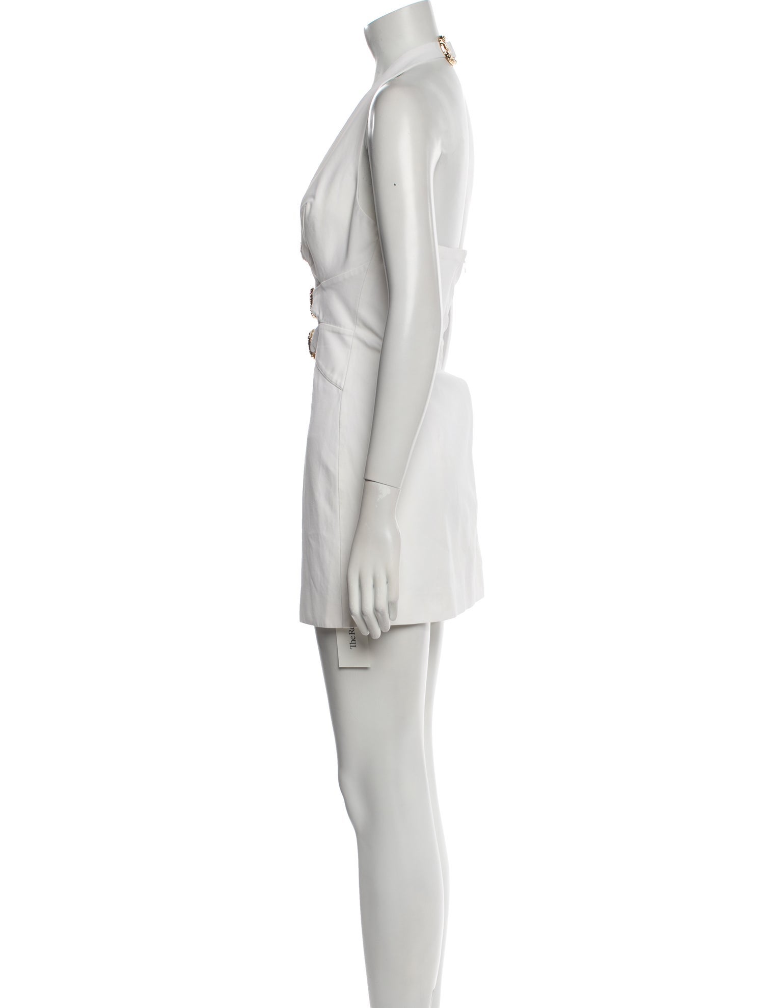 Cult Gaia Halterneck Mini Dress