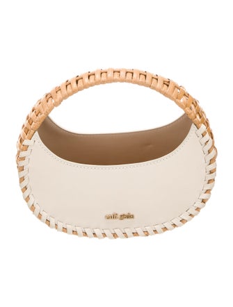 Cult Gaia Tweed Top Handle Bag