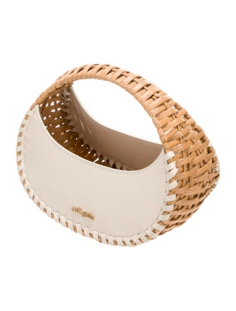 Cult Gaia Tweed Top Handle Bag