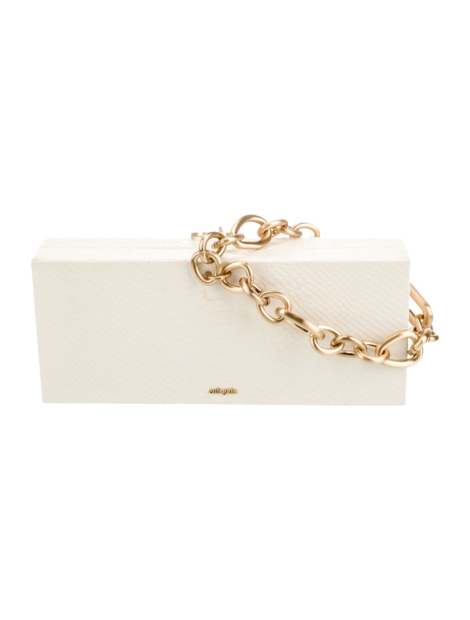 Cult Gaia Leather Top Handle Bag