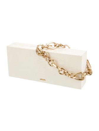 Cult Gaia Leather Top Handle Bag