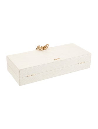 Cult Gaia Leather Top Handle Bag