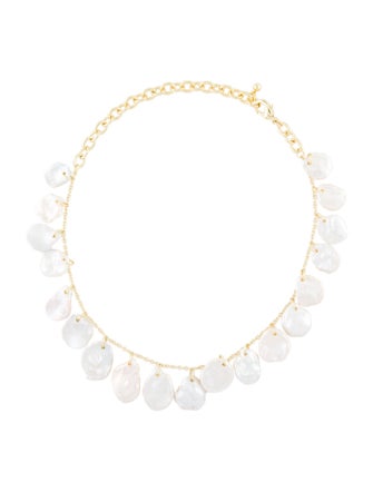 Cult Gaia Pearl Devora Choker Necklace