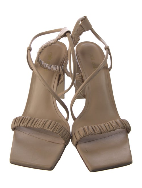 Cult Gaia Leather Slingback Sandals