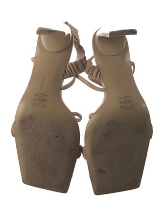 Cult Gaia Leather Slingback Sandals