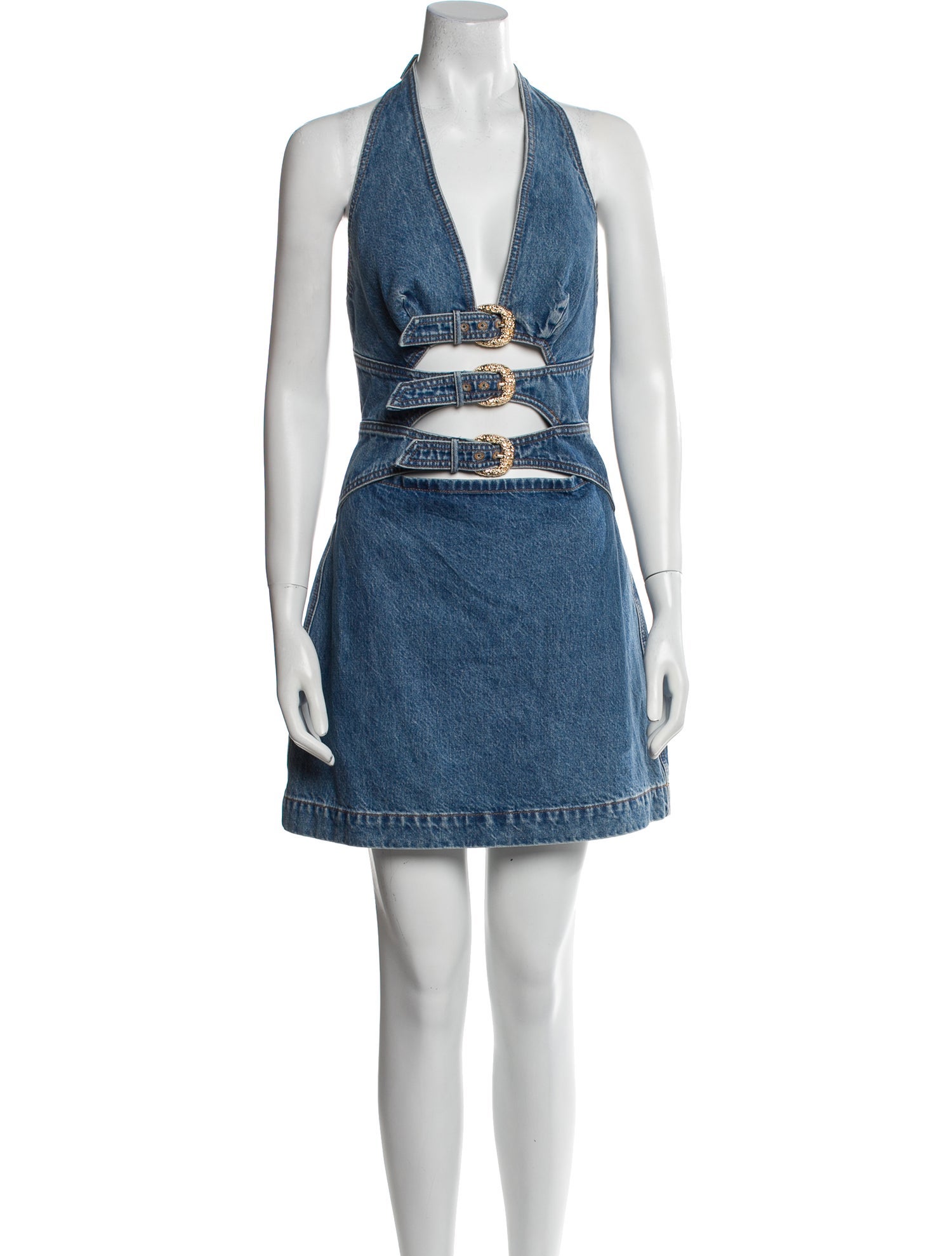 Cult Gaia Halterneck Mini Dress w/ Tags