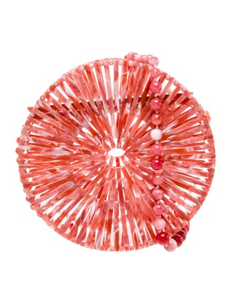 Cult Gaia Acrylic Clutch