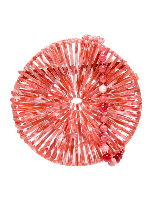 Cult Gaia Acrylic Clutch