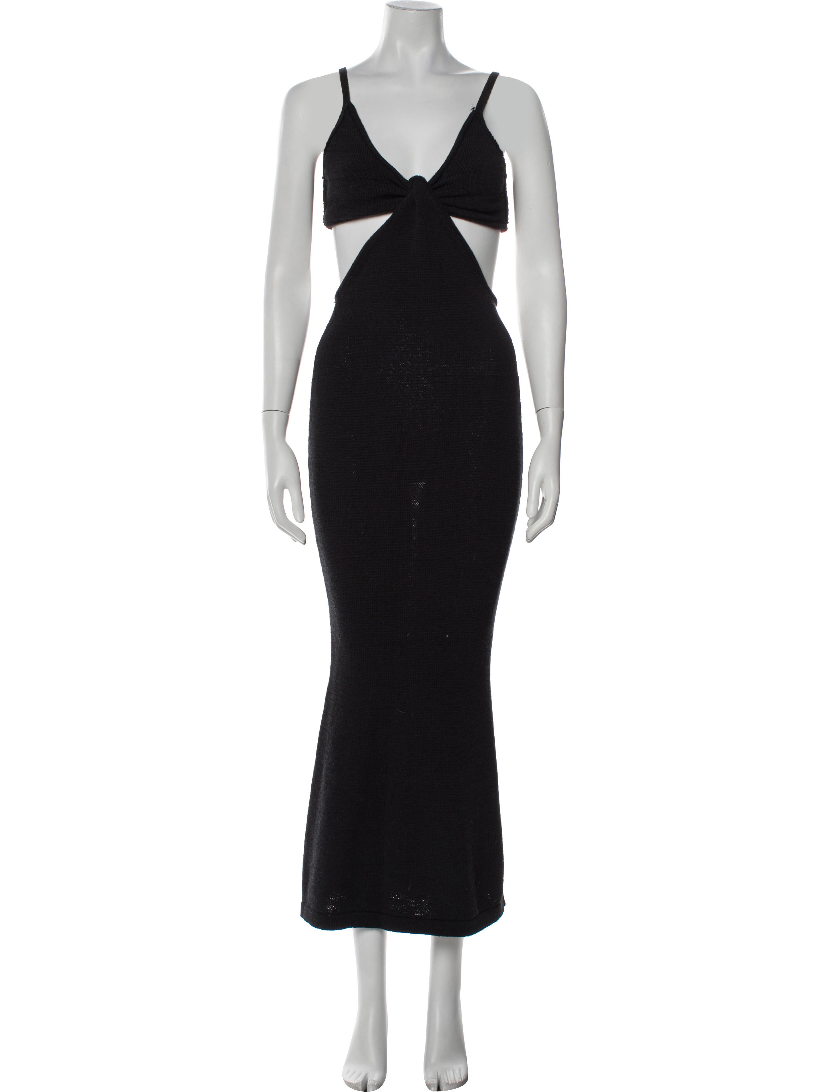 Cult Gaia V-Neck Long Dress