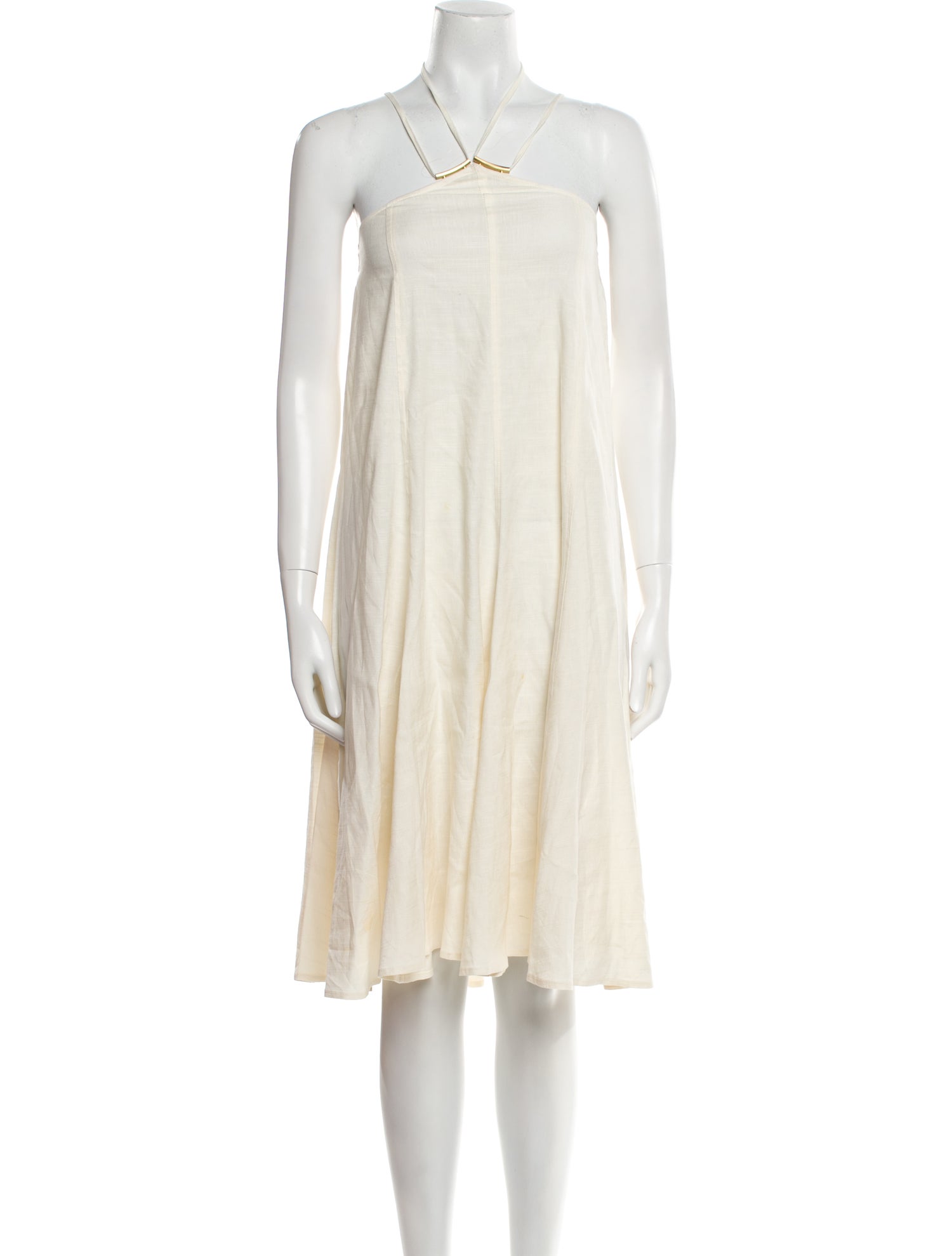 Cult Gaia Halterneck Knee-Length Dress