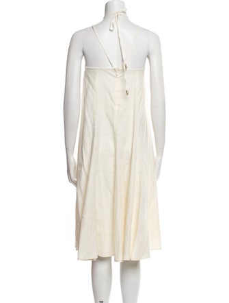 Cult Gaia Halterneck Knee-Length Dress