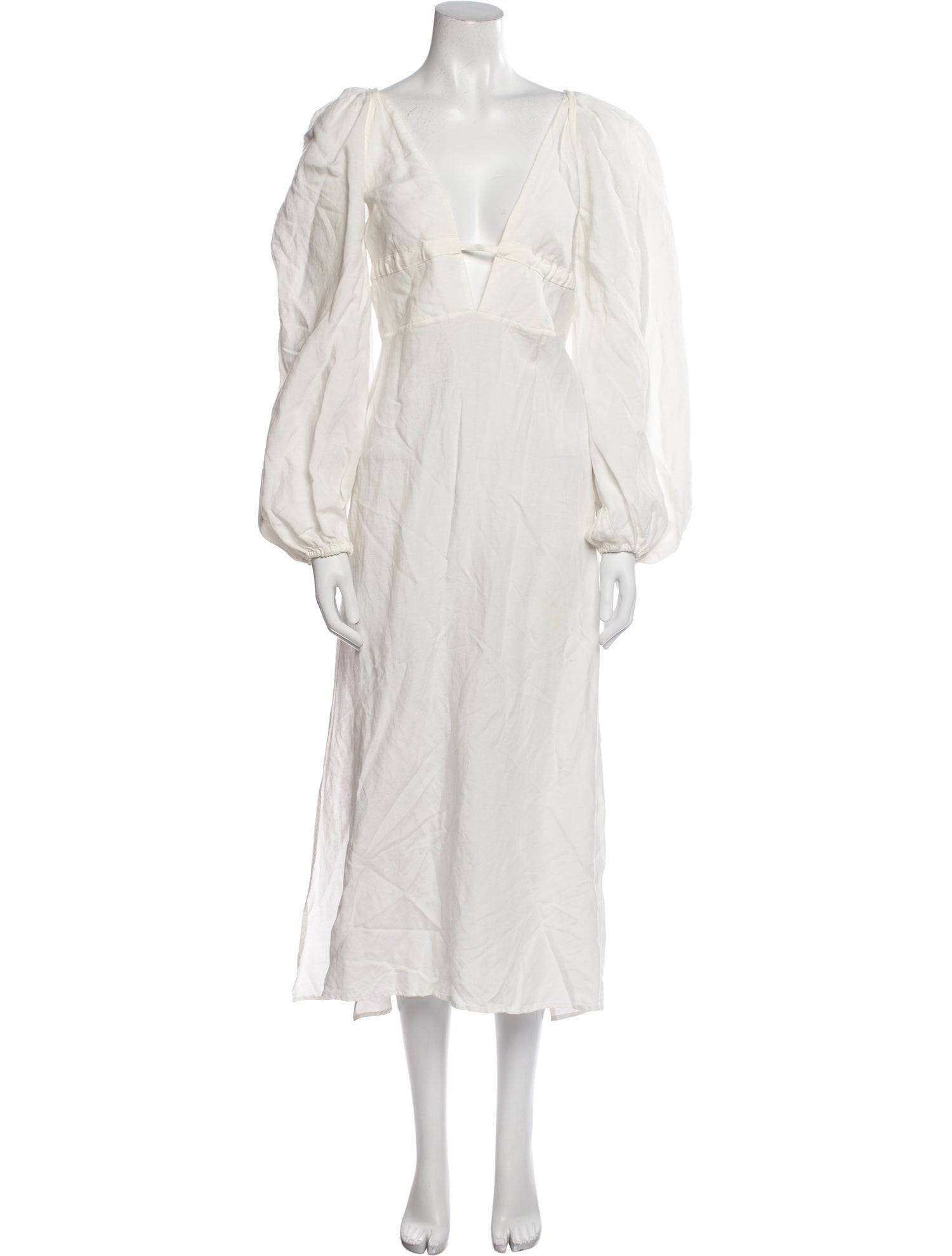 Cult Gaia V-Neck Long Dress