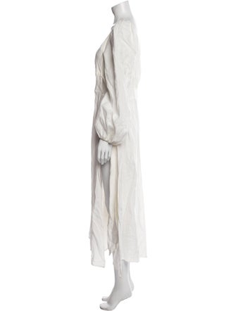 Cult Gaia V-Neck Long Dress