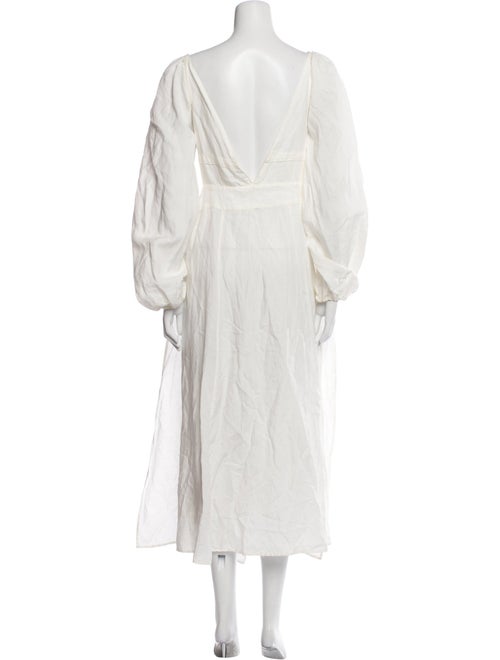 Cult Gaia V-Neck Long Dress