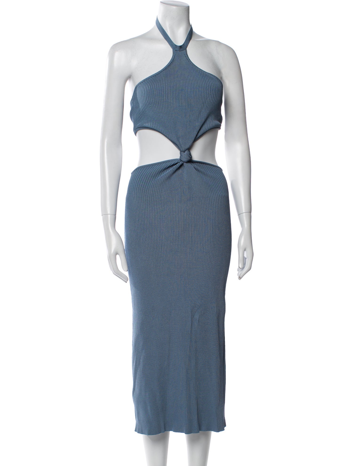 Cult Gaia Striped Midi Length Dress