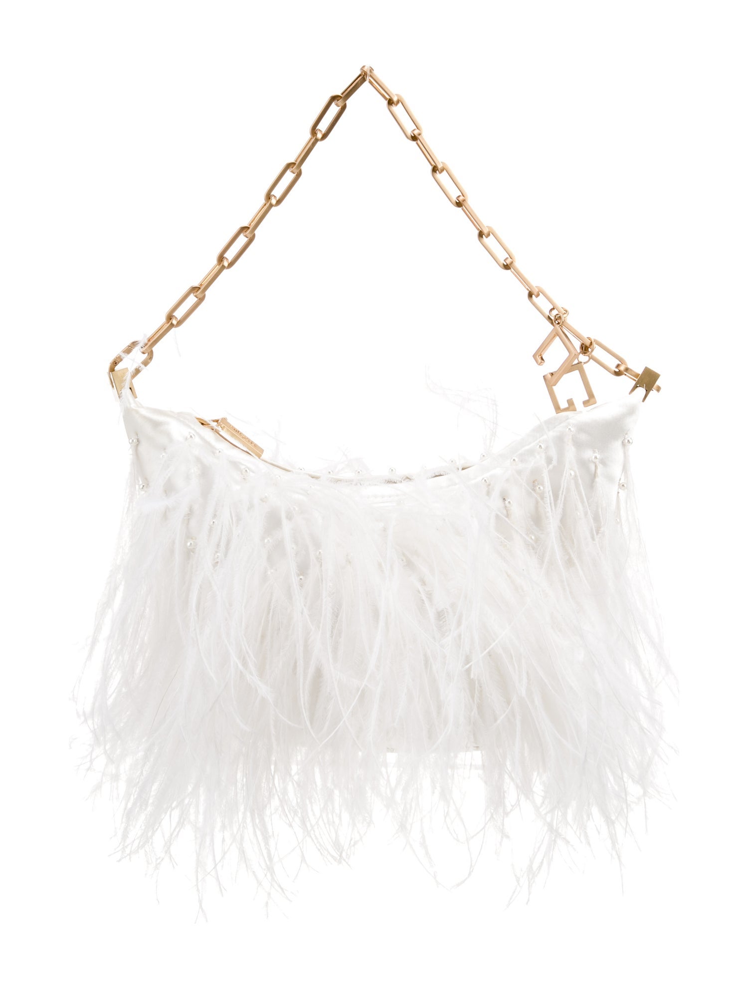 Cult Gaia Satin Top Handle Bag