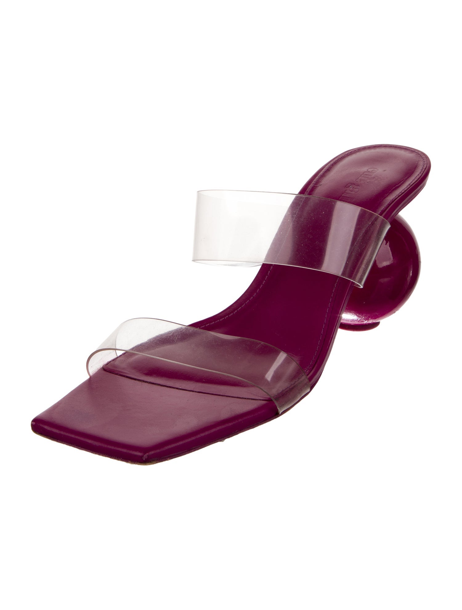 Cult Gaia Leather Slides