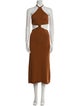 Cult Gaia Halterneck Midi Length Dress