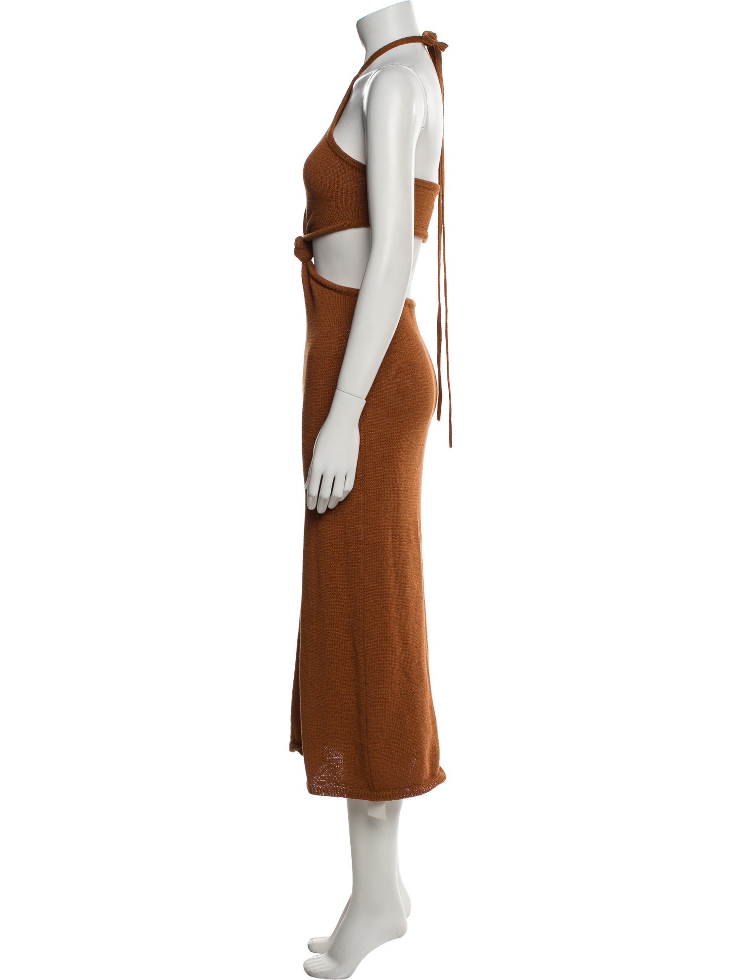 Cult Gaia Halterneck Midi Length Dress