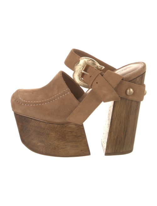 Cult Gaia Suede Slingback Pumps