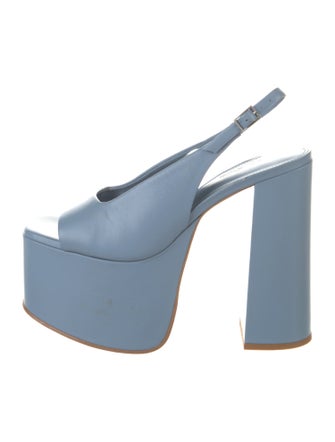 Cult Gaia Leather Slingback Sandals