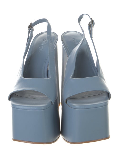 Cult Gaia Leather Slingback Sandals