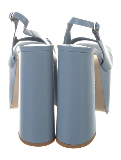 Cult Gaia Leather Slingback Sandals