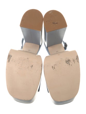 Cult Gaia Leather Slingback Sandals